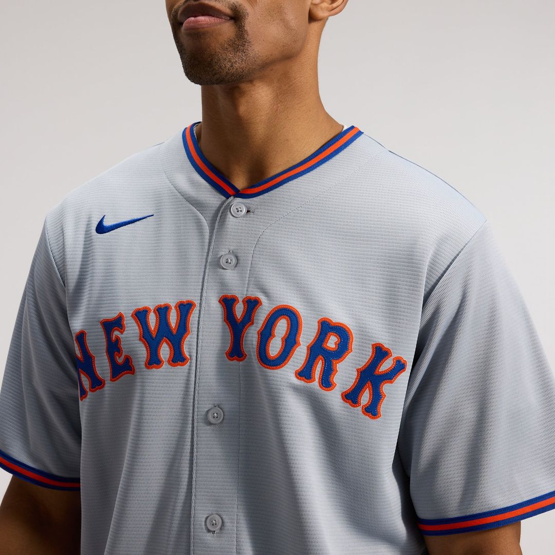 New York Mets Juan Soto Nike Gray Road Replica Jersey