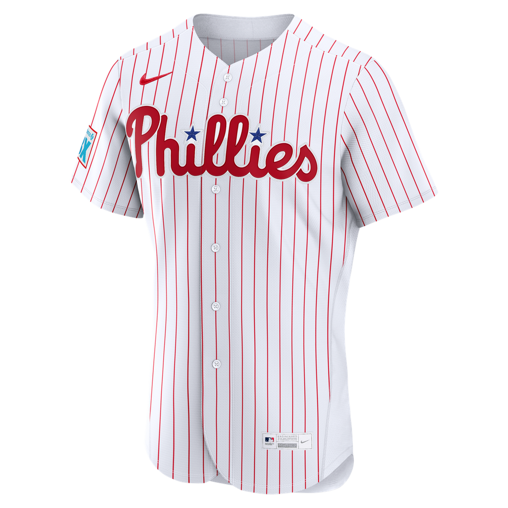Philadelphia Phillies Bryce Harper Nike Cream Alternate Authentic Sponsor Patch Jersey