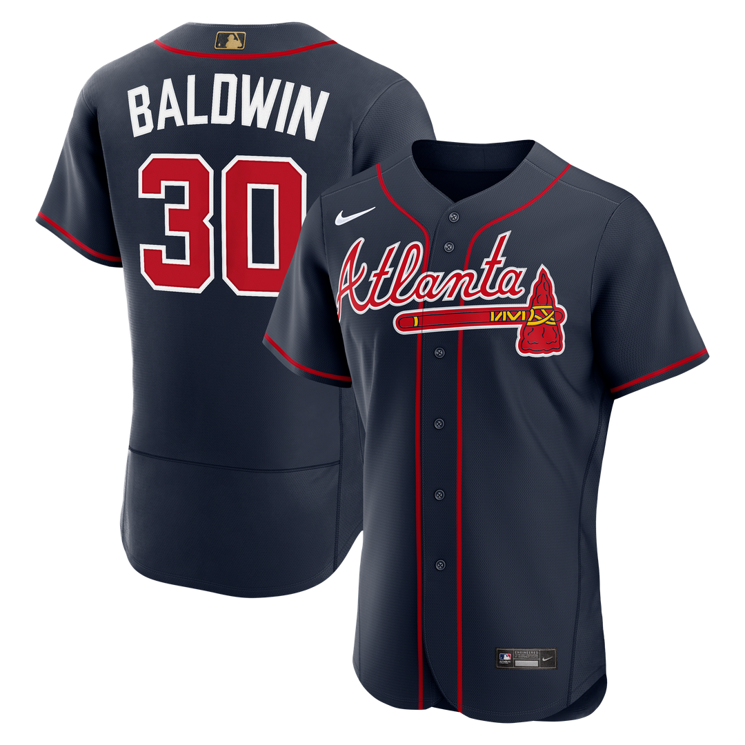 Atlanta Braves Drake Baldwin Nike White MLB Awards Authentic Jersey