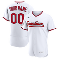 Cleveland Guardians Nike White Home Authentic Custom Jersey