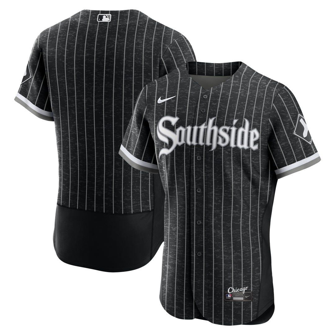 Chicago White Sox Nike Black Alternate Authentic Jersey
