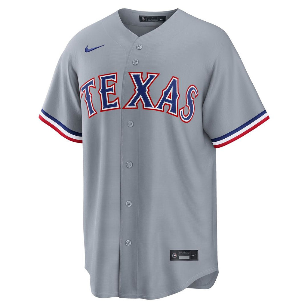 Texas Rangers Corey Seager Nike Gray Road Replica Jersey