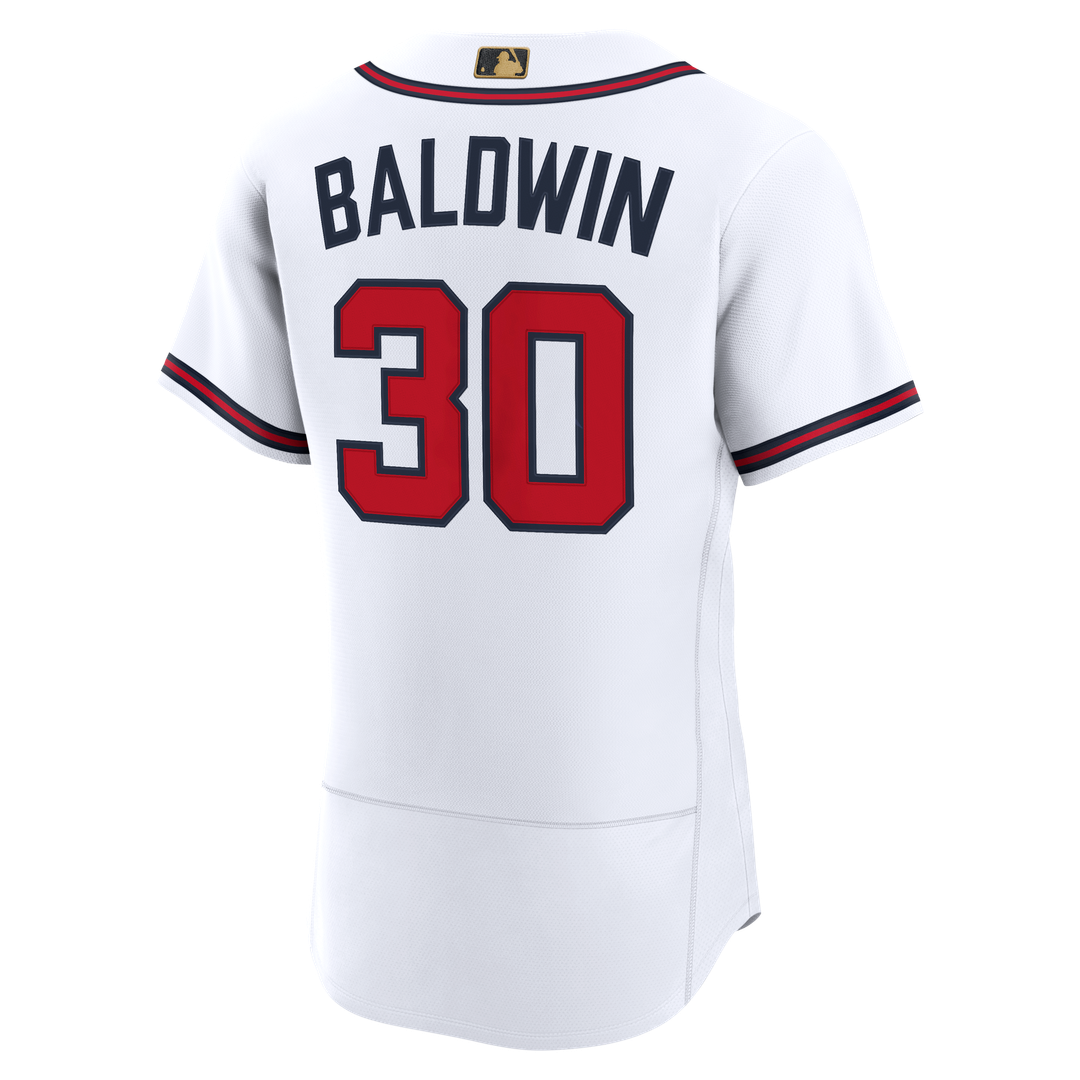 Atlanta Braves Drake Baldwin Nike White MLB Awards Authentic Jersey