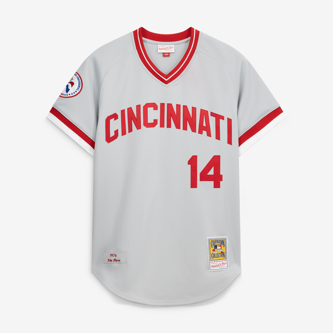 Cincinnati Reds Pete Rose Mitchell & Ness Gray 1976 Authentic Jersey