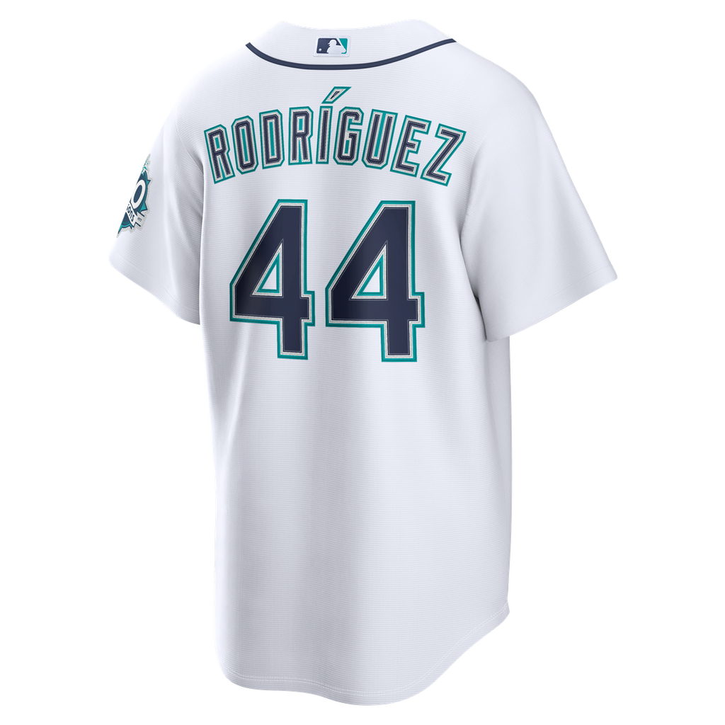Seattle Mariners Julio Rodríguez Nike Teal Alternate Stadium 50th Season Patch Jersey
