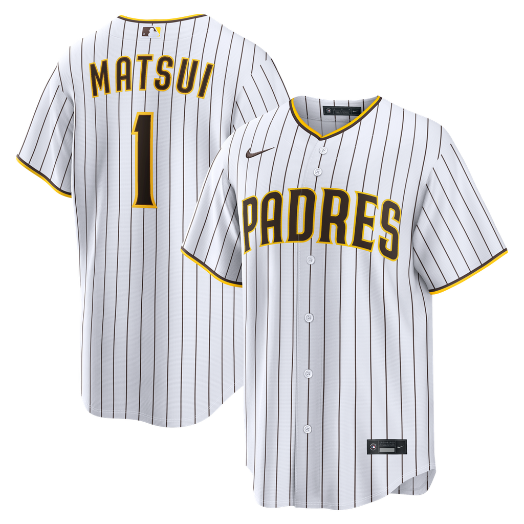 San Diego Padres Yuki Matsui Nike White Home Replica Jersey