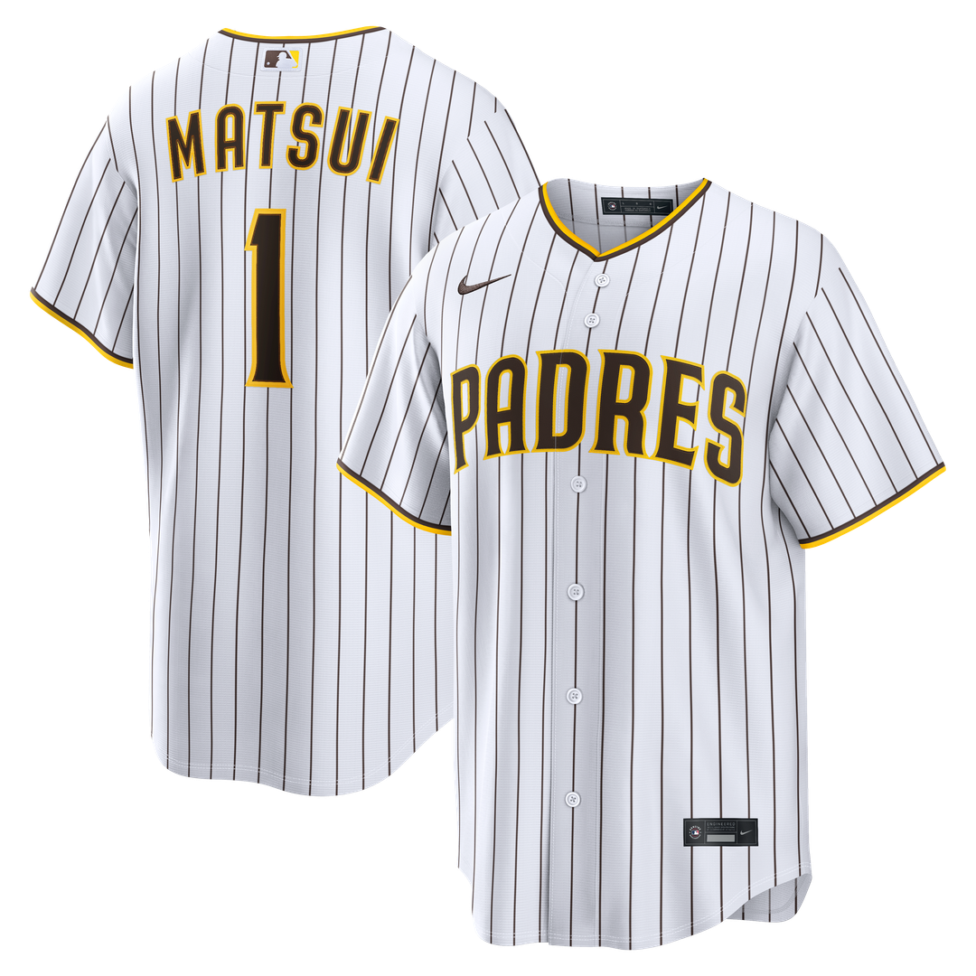 San Diego Padres Yuki Matsui Nike White Home Replica Jersey