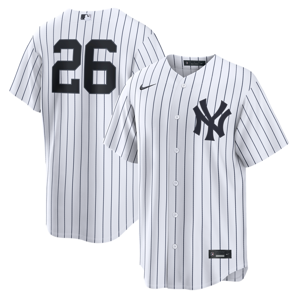 New York Yankees Luis García Jr. Nike White Home Replica Jersey