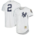 New York Yankees Derek Jeter Mitchell & Ness White Cooperstown Collection Authentic Jersey