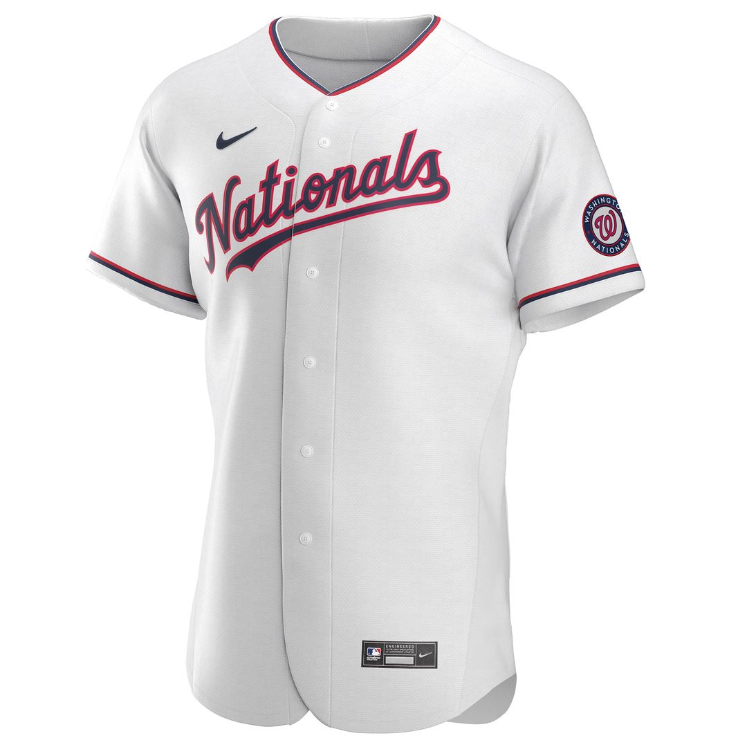 Washington Nationals Nike White Alternate Authentic Team Jersey