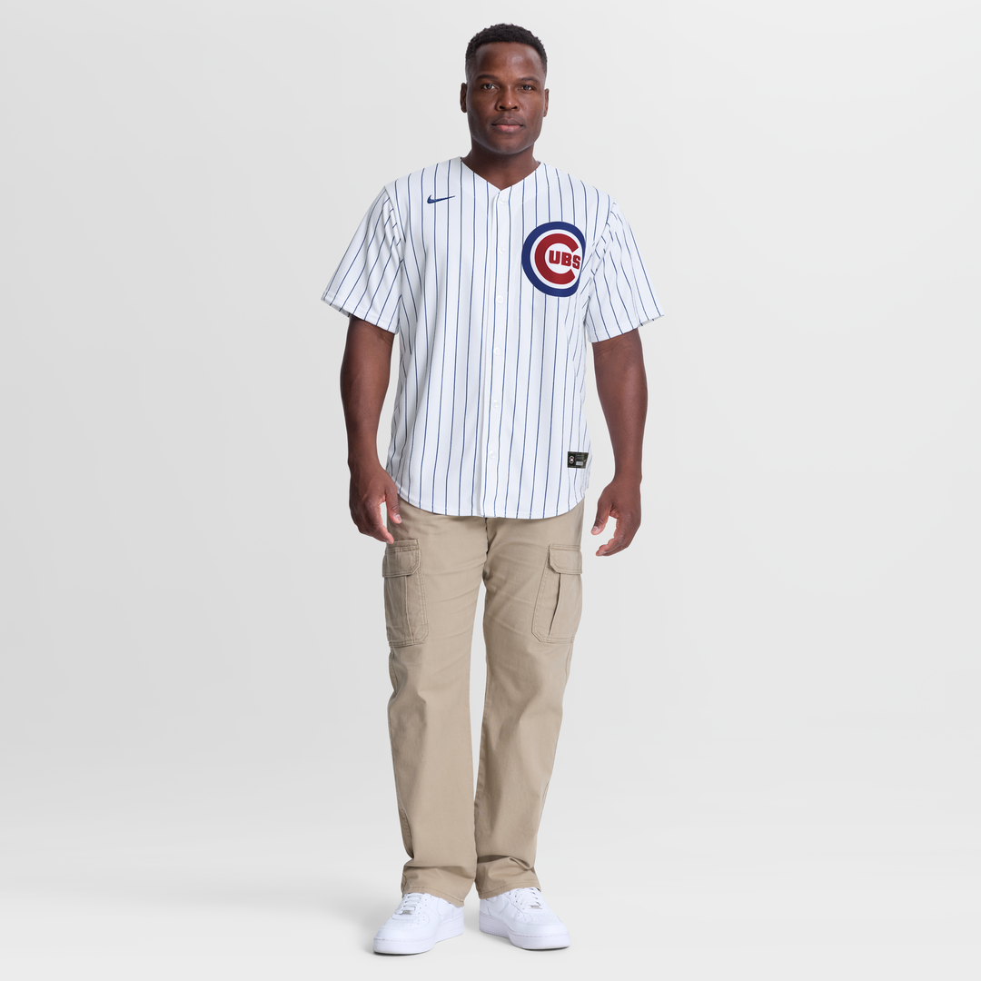 Chicago Cubs Pete Crow-Armstrong Nike White Home Replica Jersey