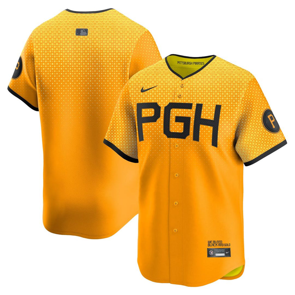 Pittsburgh Pirates Nike Gold City Connect Limited Jersey