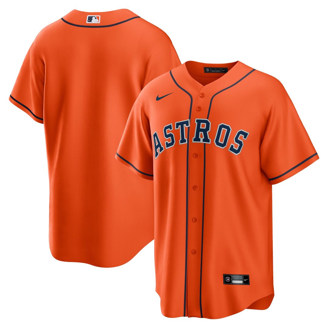 Houston Astros Nike Navy Alternate Replica Team Jersey