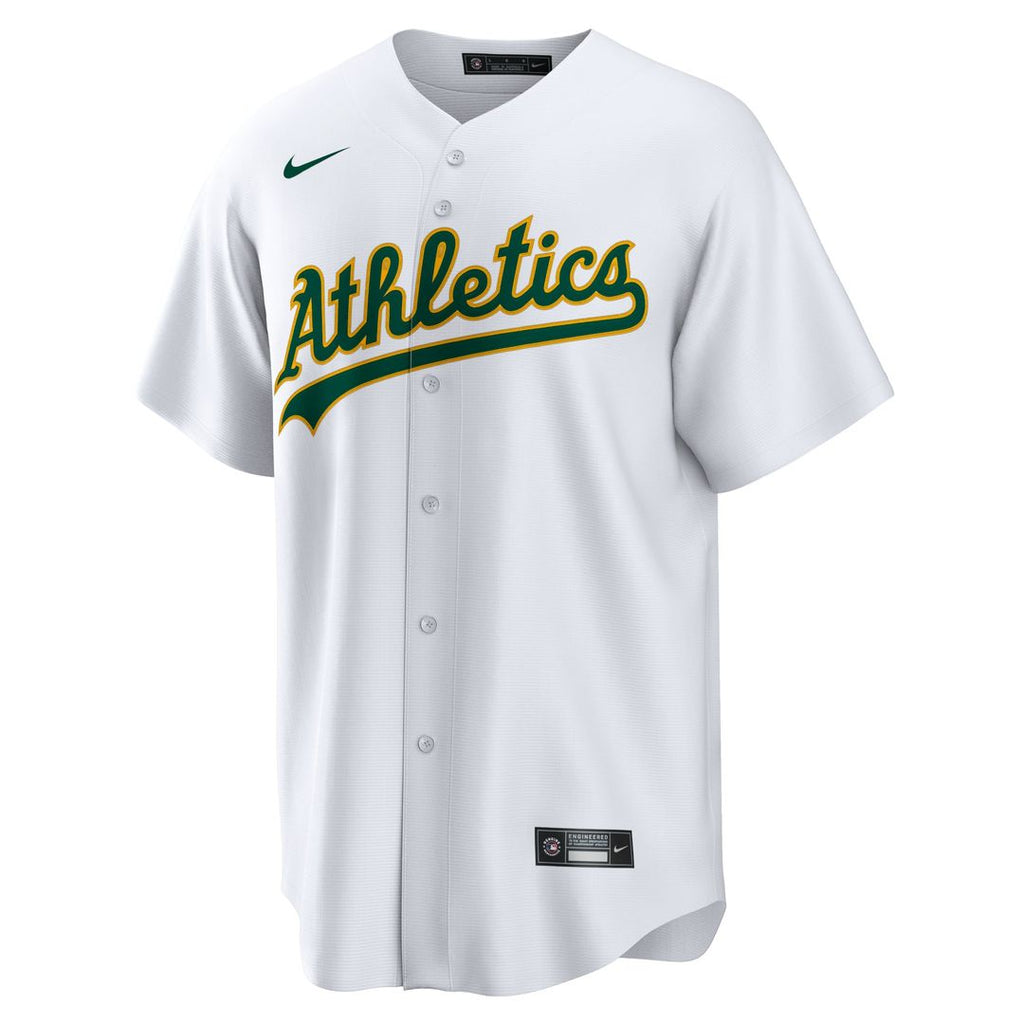 Athletics Brent Rooker Nike White Home Replica Jersey