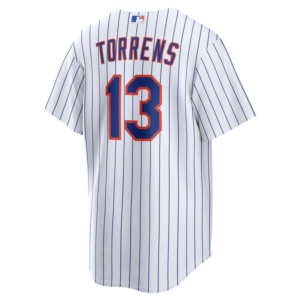 New York Mets Luis Torrens Nike White Home Replica Jersey
