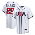 USA Baseball Cal Raleigh Nike White 2026 World Baseball Classic Home Stadium Jersey