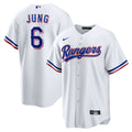 Texas Rangers Josh Jung Nike White Replica Player Jersey