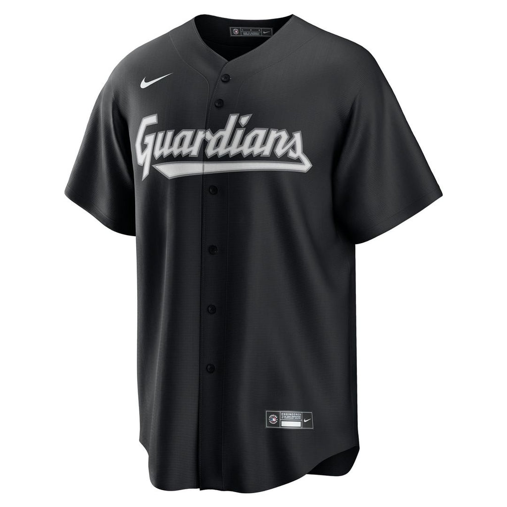 Cleveland Guardians Nike Black Replica Jersey