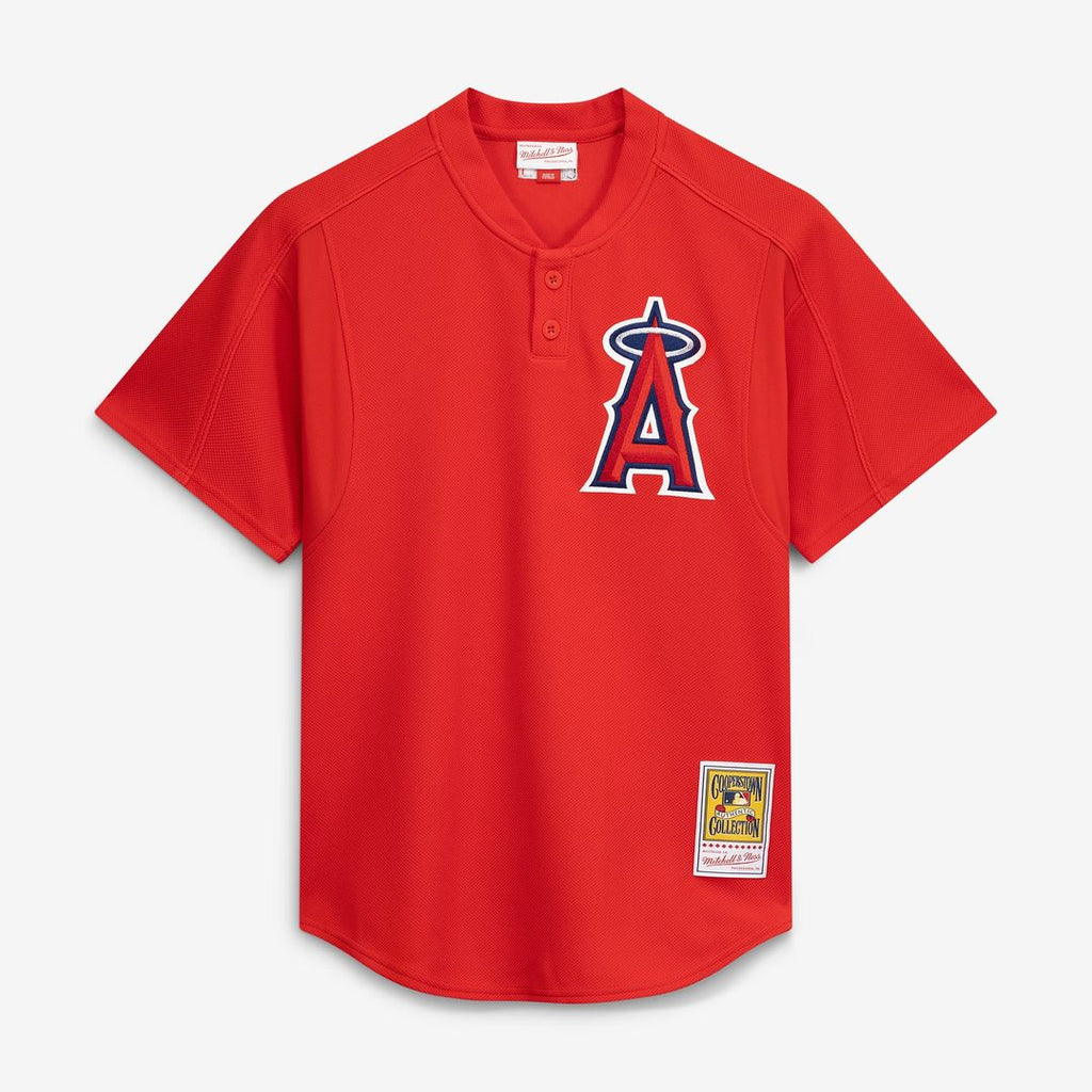 California Angels Vladimir Guerrero Mitchell & Ness Red Authentic Batting Practice Jersey