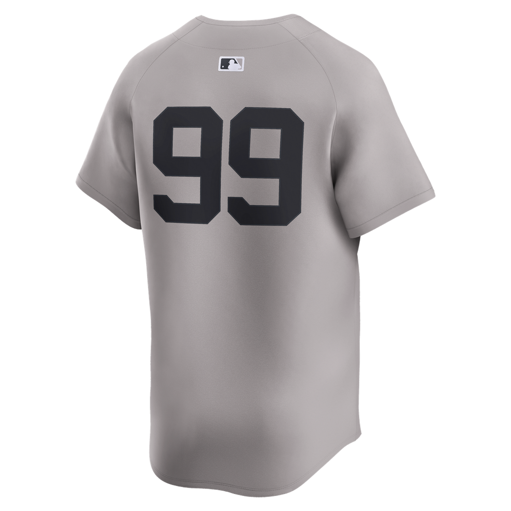 New York Yankees Aaron Judge Nike Gray Road Limited Player Jersey