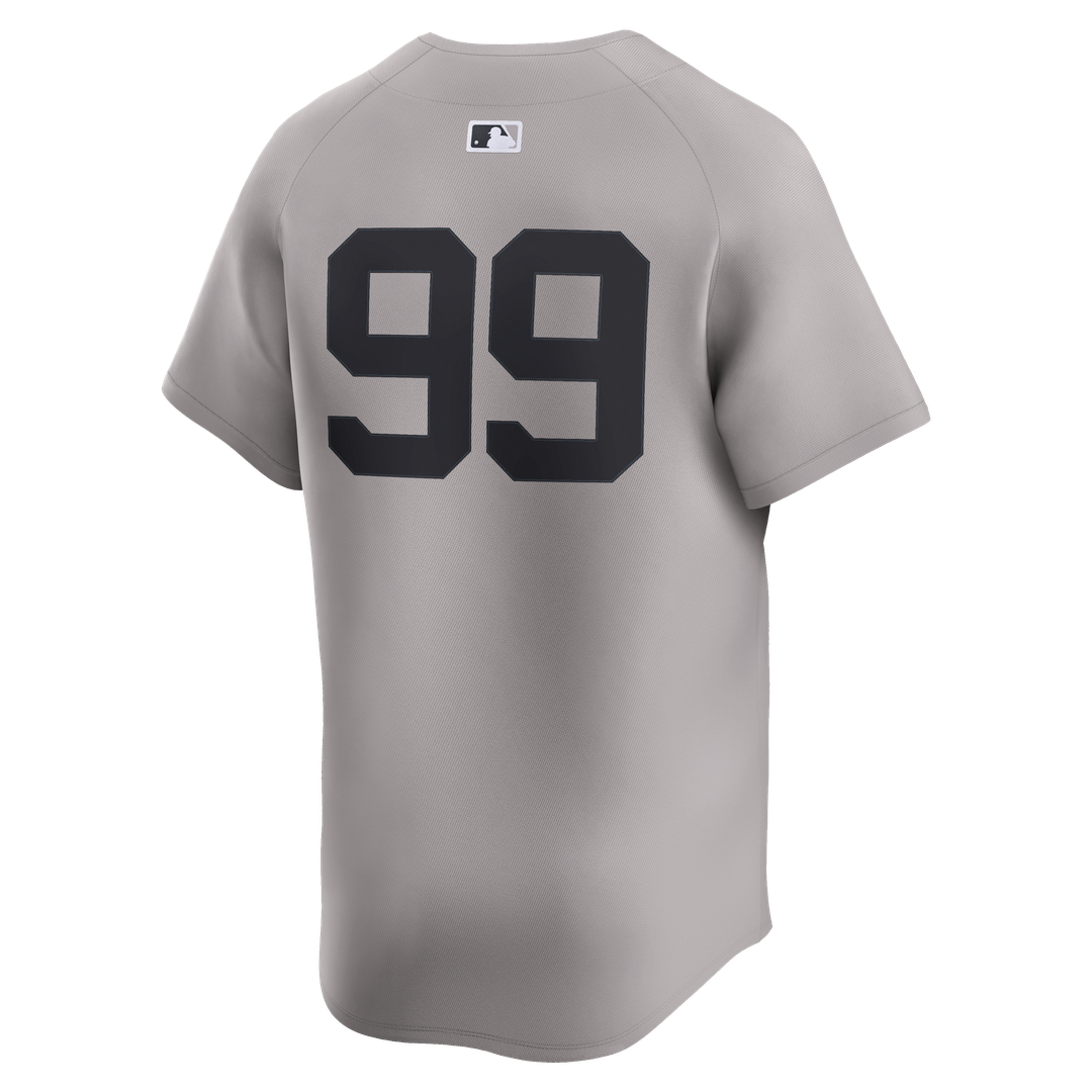 New York Yankees Aaron Judge Nike Gray Road Limited Player Jersey