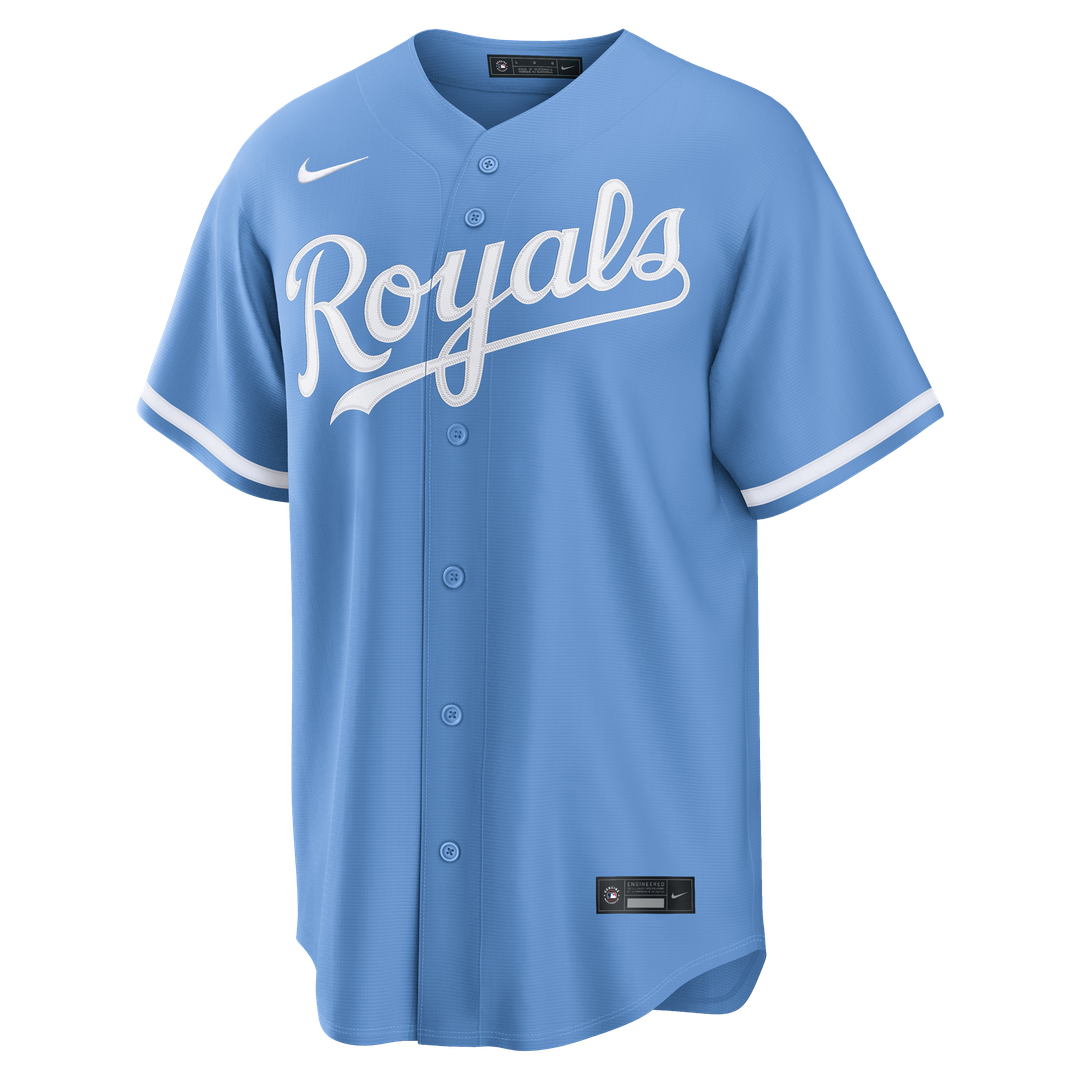 Kansas City Royals Bobby Witt Jr. Nike Gray Road Replica Jersey