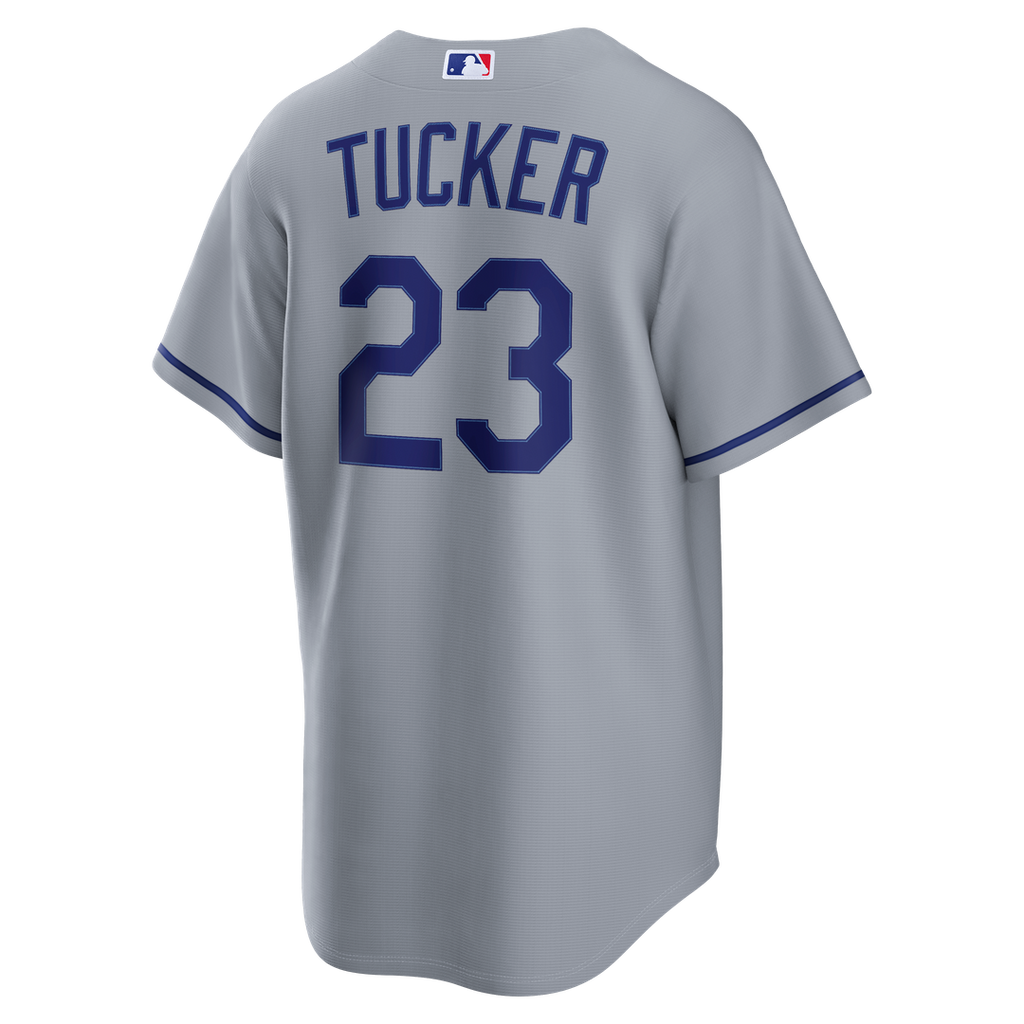 Los Angeles Dodgers Kyle Tucker Nike Gray Road Replica Jersey