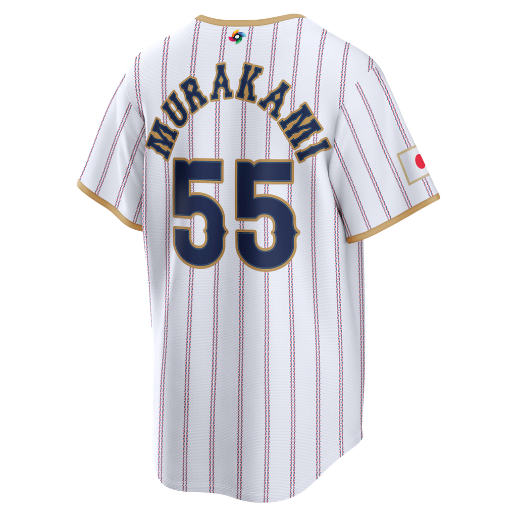 Japan Baseball Munetaka Murakami Nike White 2026 World Baseball Classic Home Stadium Jersey