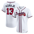 Atlanta Braves Ronald Acuña Jr. Nike White Home Elite Player Jersey