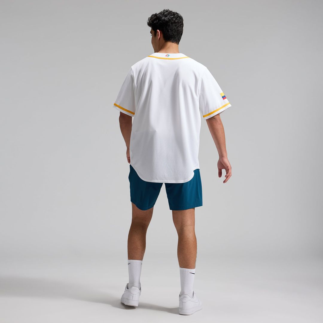 Colombia Baseball Nike White 2026 World Baseball Classic Home Stadium Jersey