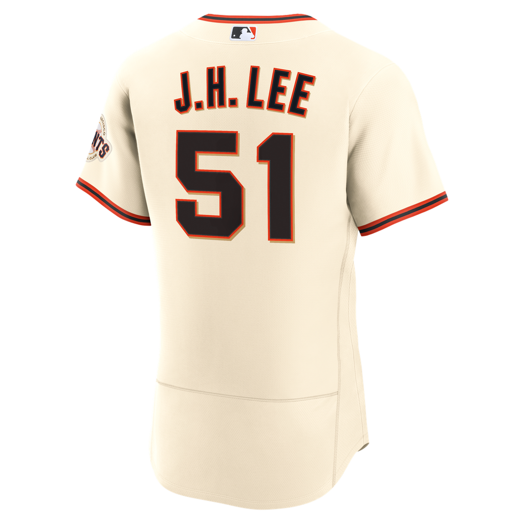 San Francisco Giants Jung Hoo Lee Nike Cream Home Authentic Jersey