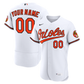 Baltimore Orioles Nike White Home Authentic Custom Jersey