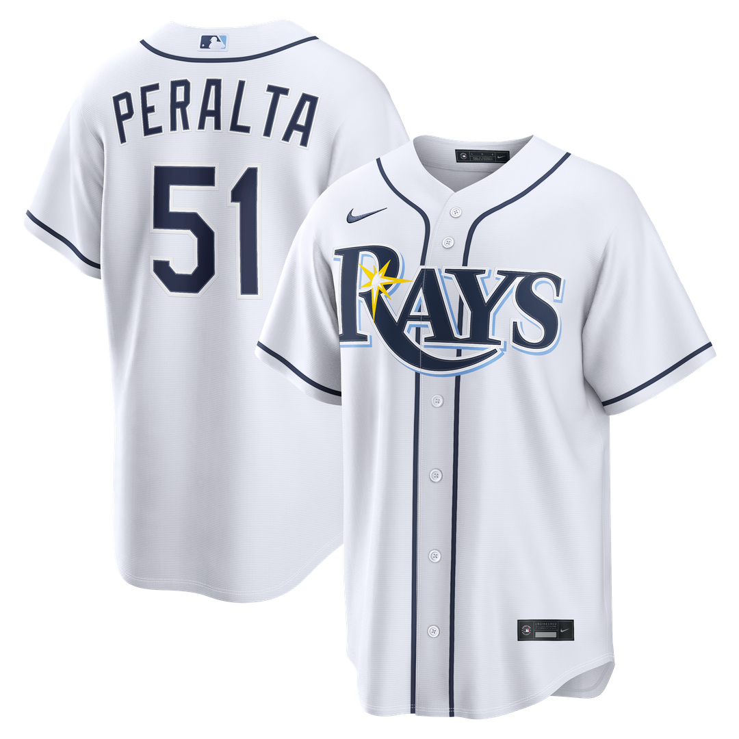 Tampa Bay Rays Freddy Peralta Nike White Home Replica Jersey