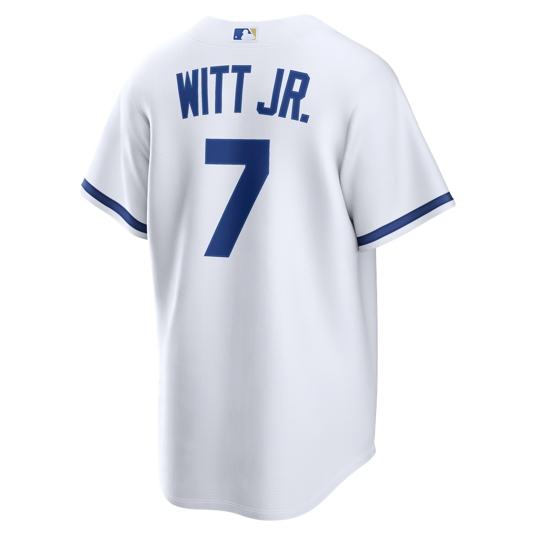 Kansas City Royals Bobby Witt Jr. Nike White Home Replica Jersey