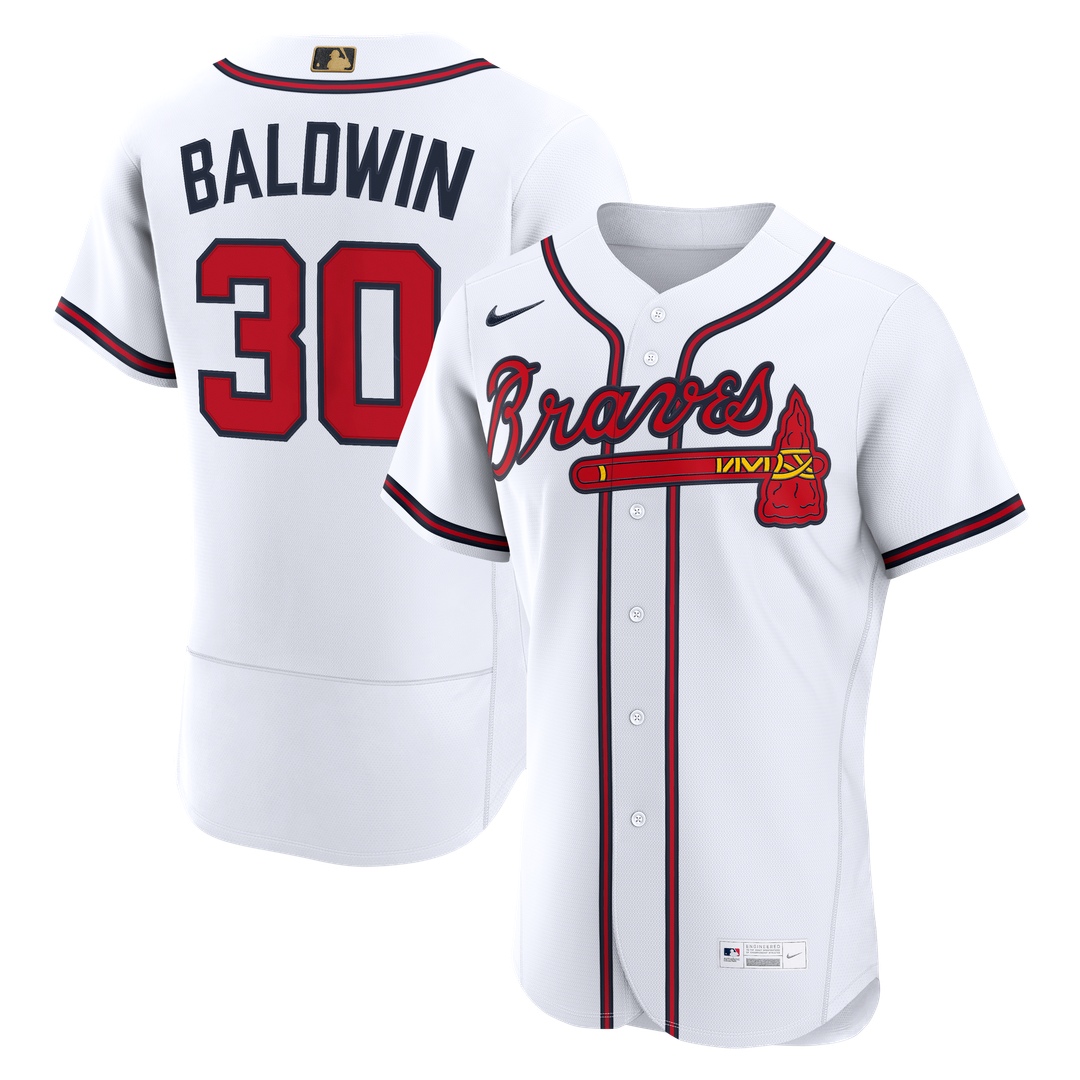 Atlanta Braves Drake Baldwin Nike Navy Alternate MLB Awards Authentic Jersey