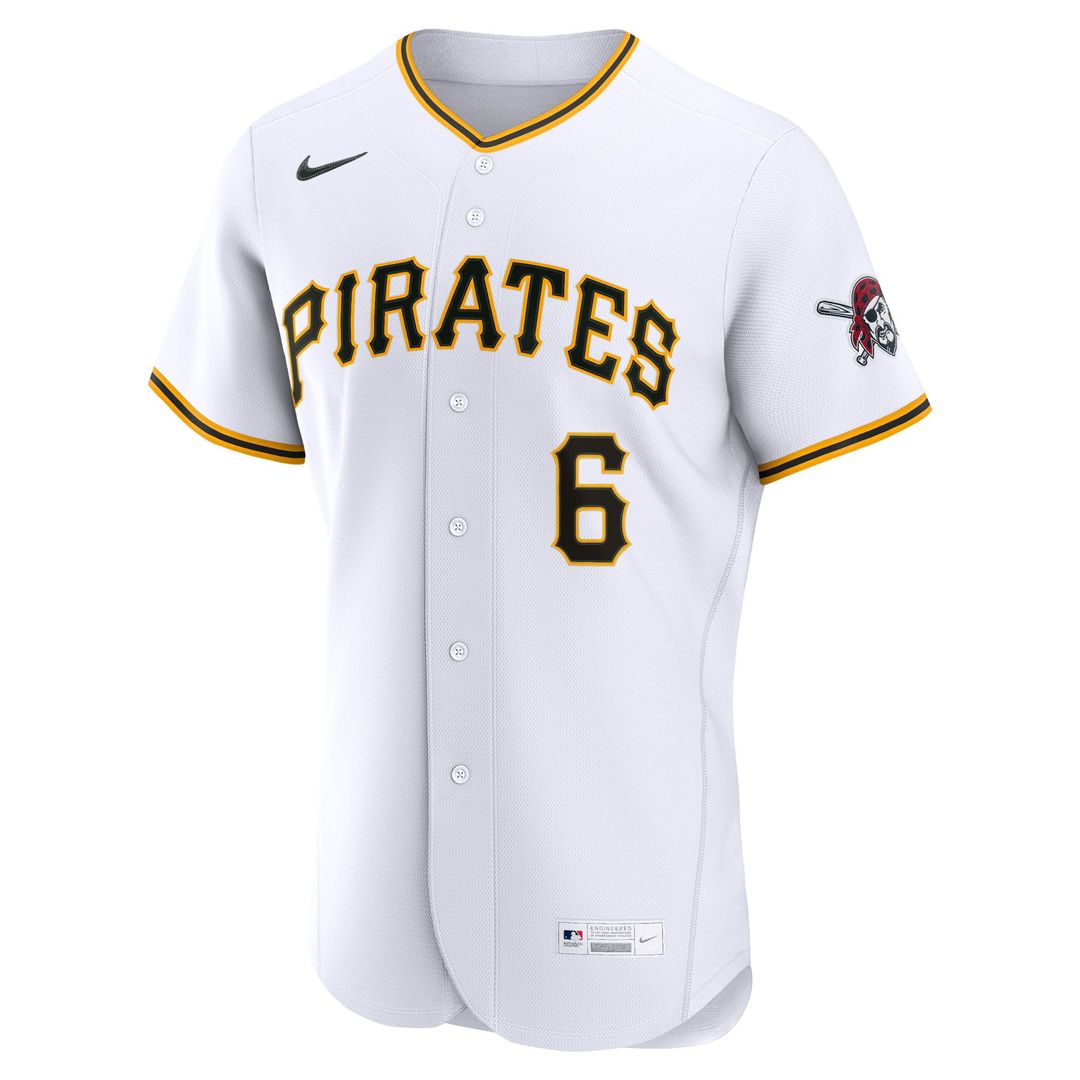 Pittsburgh Pirates Konnor Griffin Nike White Home Authentic Jersey