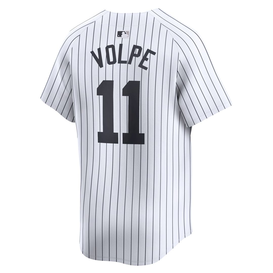 New York Yankees Anthony Volpe Nike Gray Away Limited Player Jersey