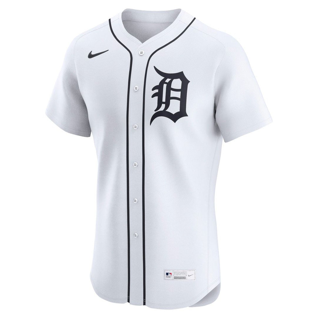 Detroit Tigers Nike White Home Elite Jersey