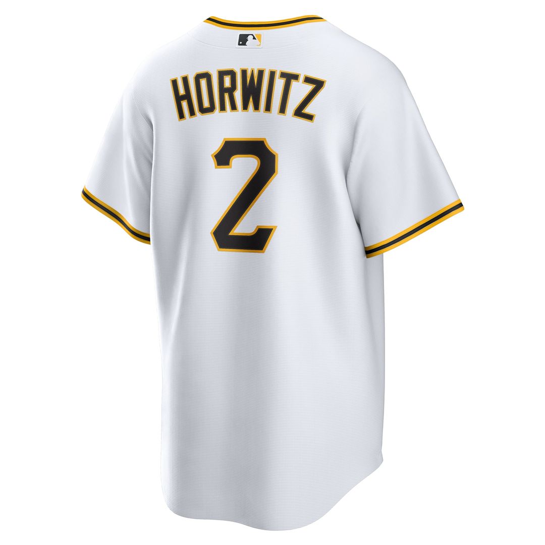 Pittsburgh Pirates Spencer Horwitz Nike White Home Replica Jersey
