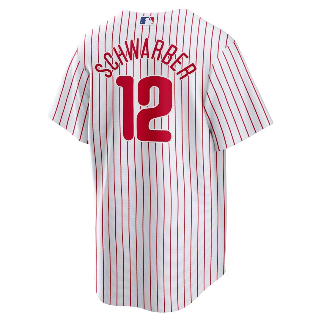 Philadelphia Phillies Kyle Schwarber Nike White Replica Player Jersey