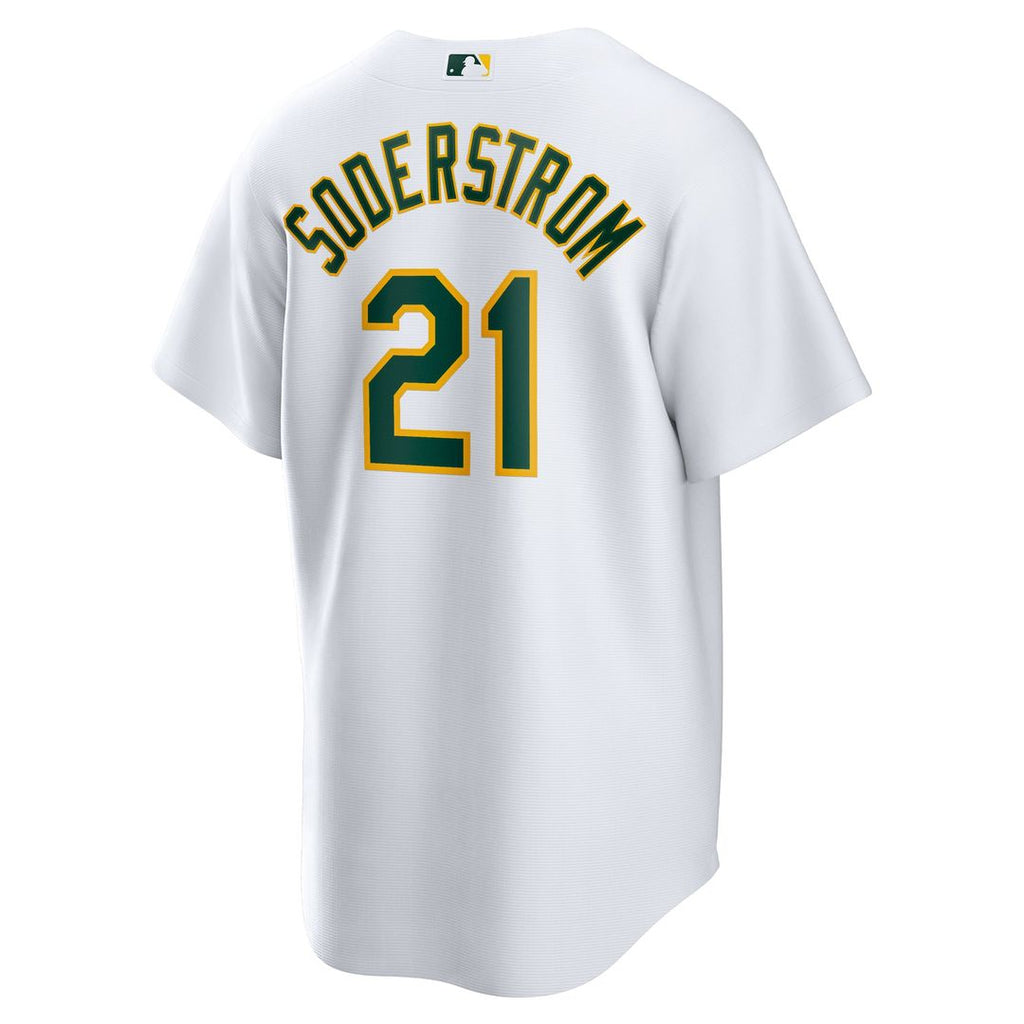Athletics Tyler Soderstrom Nike White Home Replica Jersey