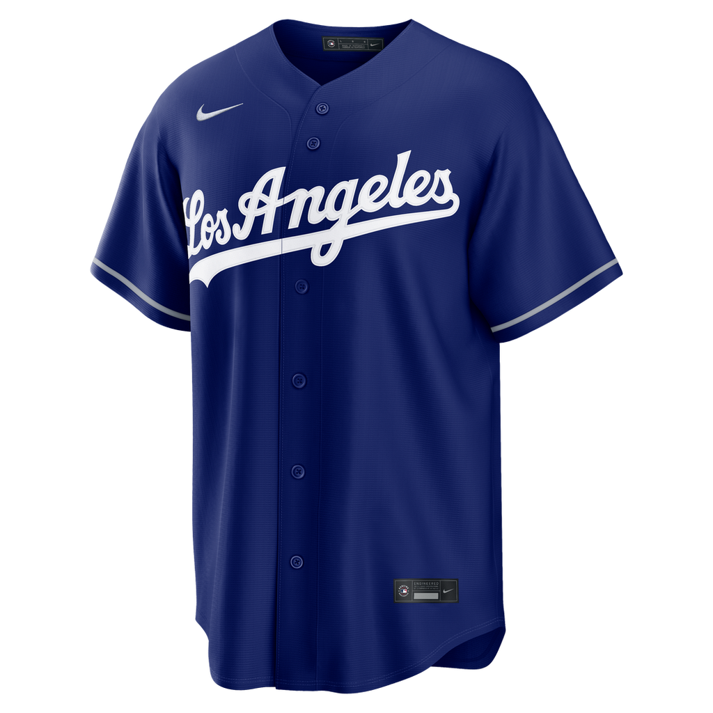 Los Angeles Dodgers Nike White Home Replica Custom Jersey