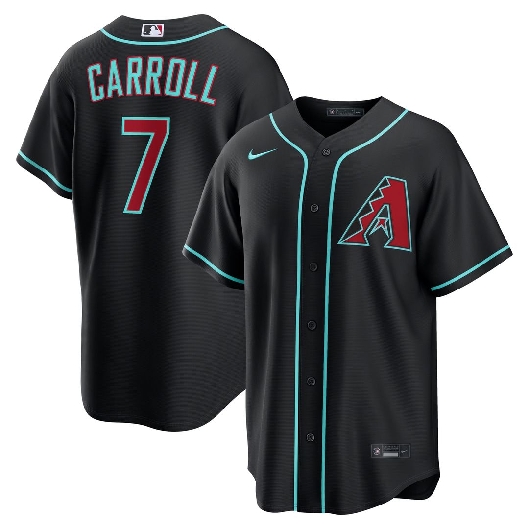 Arizona Diamondbacks Corbin Carroll Nike Gray Road Replica Jersey