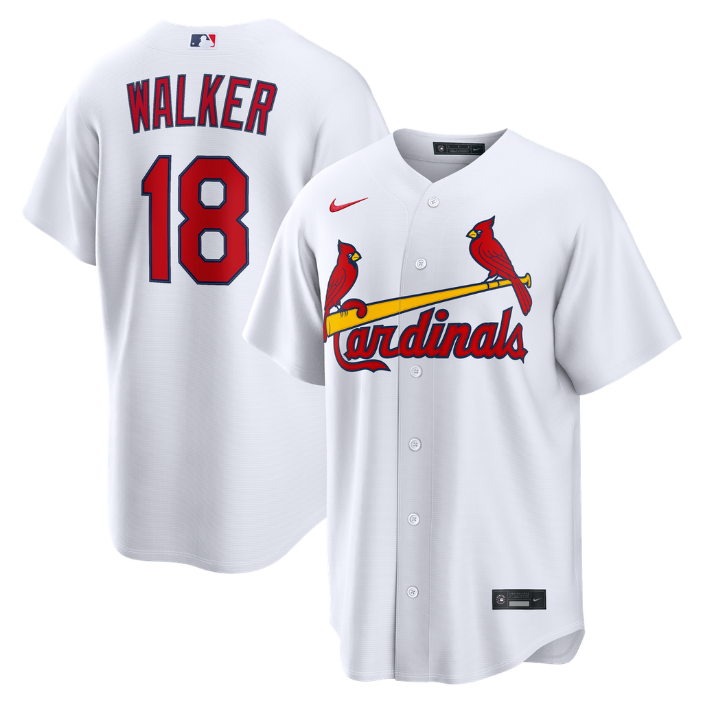 St. Louis Cardinals Jordan Walker Nike White Home Replica Jersey