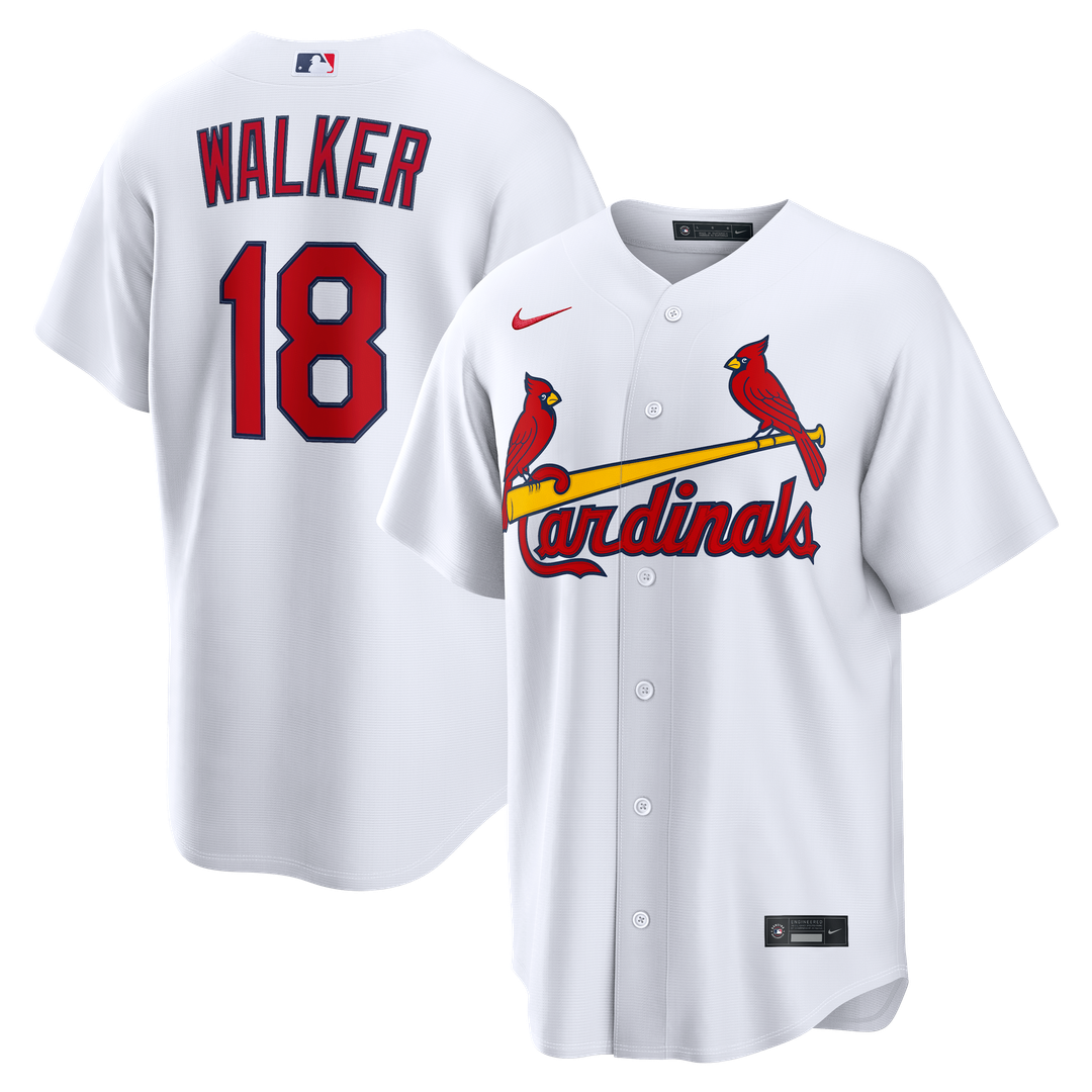 St. Louis Cardinals Jordan Walker Nike White Home Replica Jersey