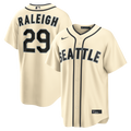 Seattle Mariners Cal Raleigh Nike Cream Alternate Replica Jersey