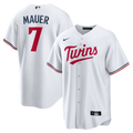 Minnesota Twins Joe Mauer Nike White Home Retired Player Replica Jersey