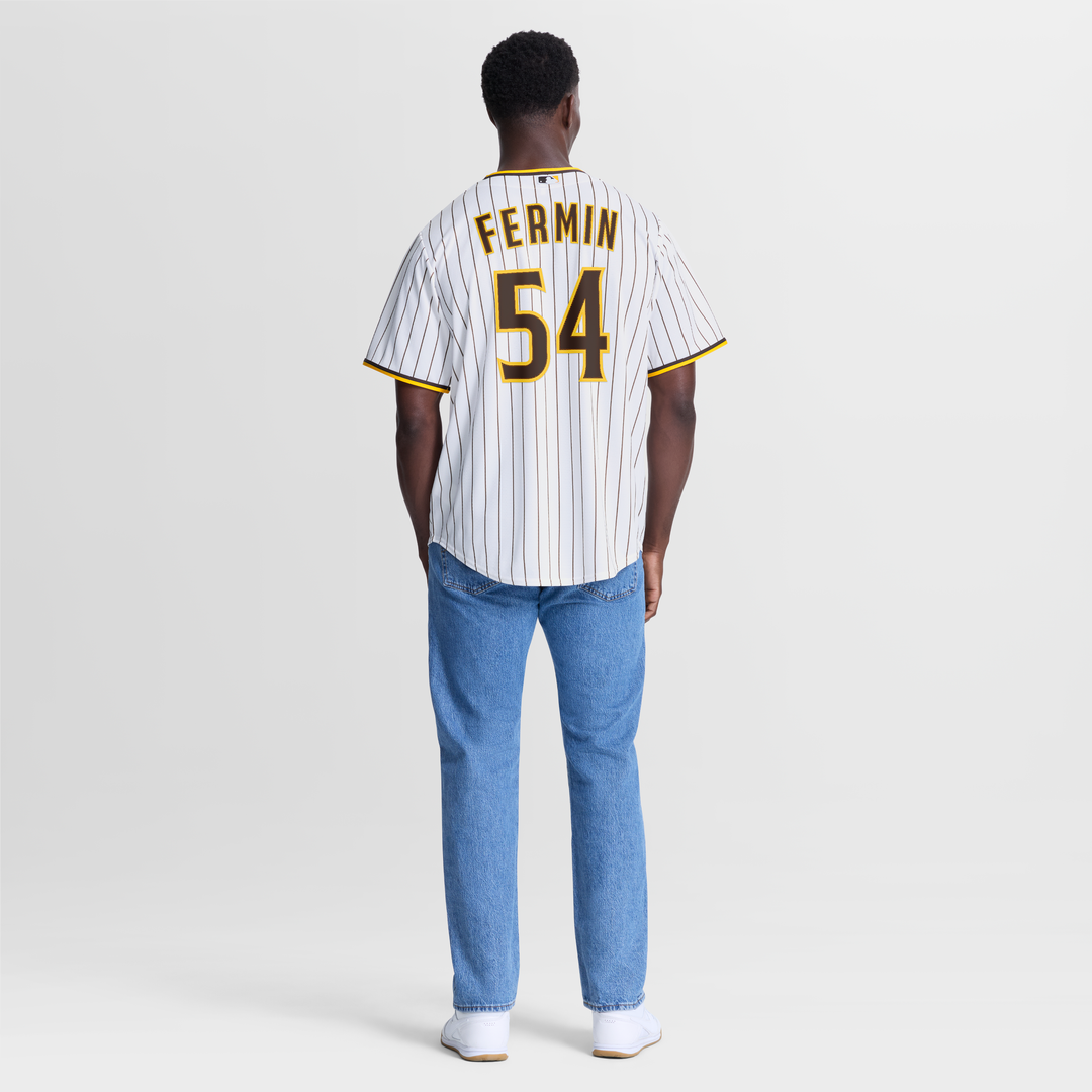 San Diego Padres Freddy Fermin Nike White Home Replica Jersey