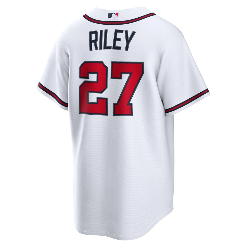 Atlanta Braves Austin Riley Nike White Home Replica Jersey