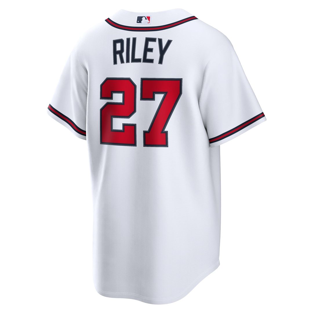 Atlanta Braves Austin Riley Nike White Home Replica Jersey